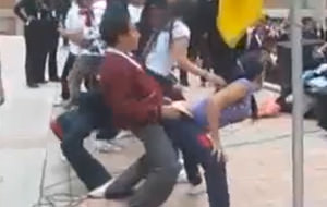 Baile choque de fin de curso