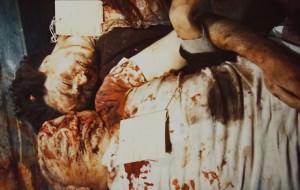 Retrato post mortem de Mussolini (28 de abril, 1945)