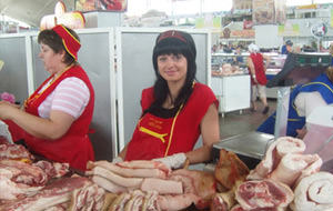 La sabrosa carne de las carniceras bielorrusas