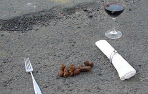 Intervenciones artísticas en excrementos