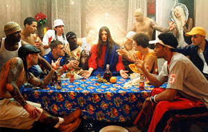 Bizarrismo en la última cena de Cristo