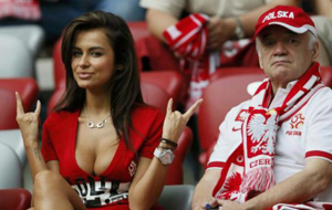 Natalia Siwiec, la tía más buena de la Eurocopa