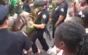 La policía de Brooklyn quiere marcha, marcha