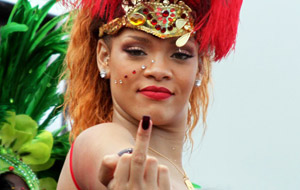 Rihanna: "Mi país, mi gente… BARBADOS!"
