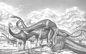 Sexo con dinosaurios, porno de serie Z