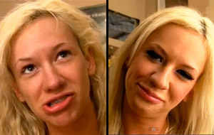 La transformación de una actriz porno