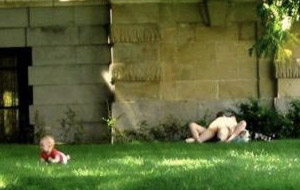 Sexo desbocado en un parque céntrico de Viena