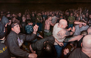 El pogo retratado por el pintor Dan Witz