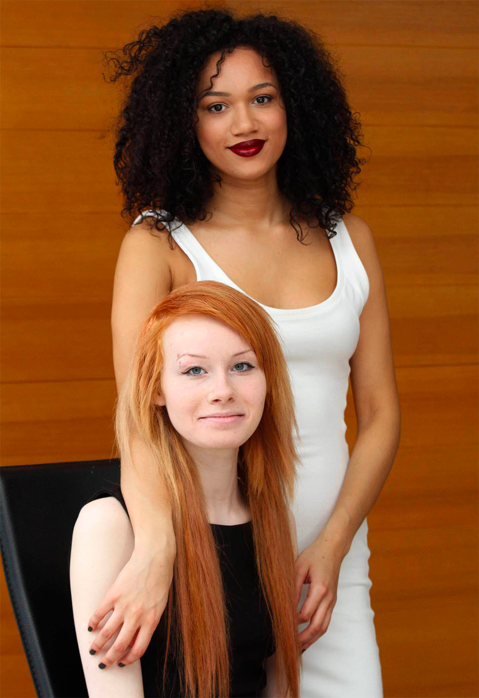Génetica interracial: dos hermanas mellizas
