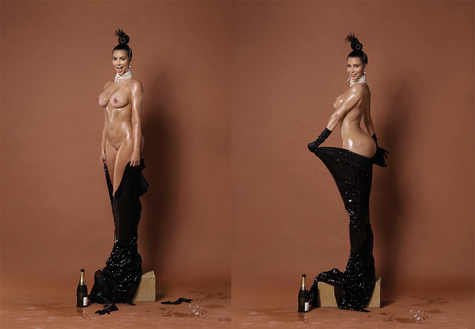 Hoy Kim Kardashian nos enseña el coño