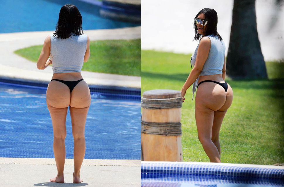 El verdadero culo de Kim Kardashian
