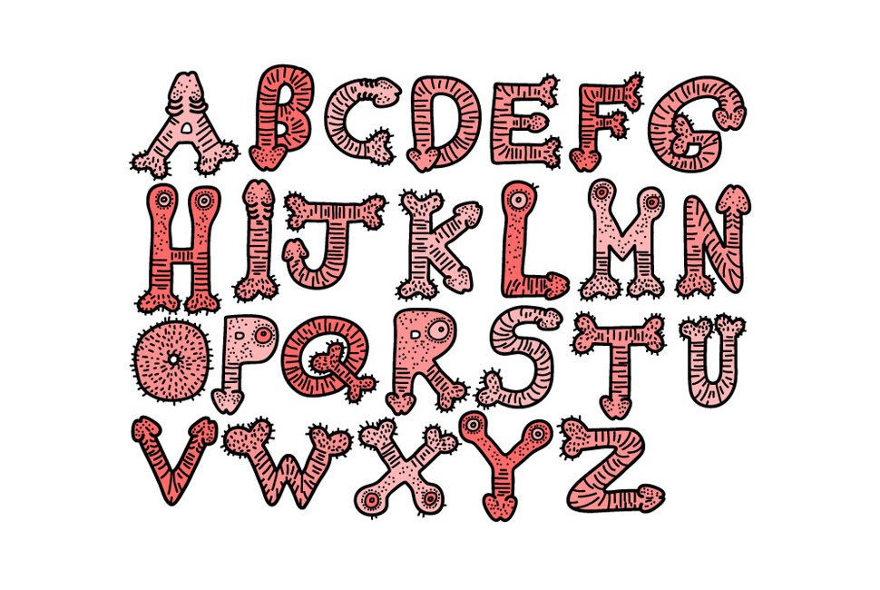 Penecedario: el arte de la tipografía con rabos